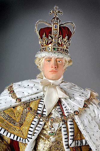 Portrait of George III (Robes of state) aka. George III of England, George William Frederick from Historical Figures of England