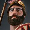 Portrait of Greek Hoplite Warrior aka. "citizen soldiers" from Warriors of the Ages